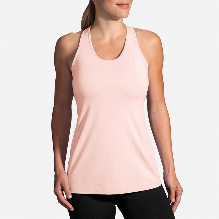 Brooks Women's Pick-Up Running Tank Top - Pink (AUGY98570)